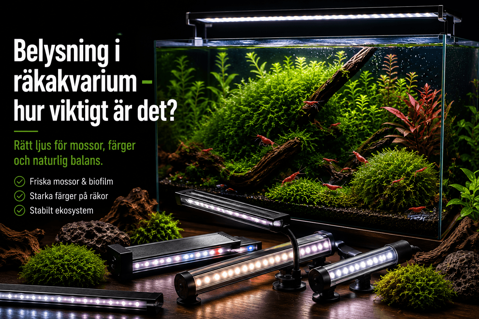 Lighting in shrimp aquarium - how important is it?